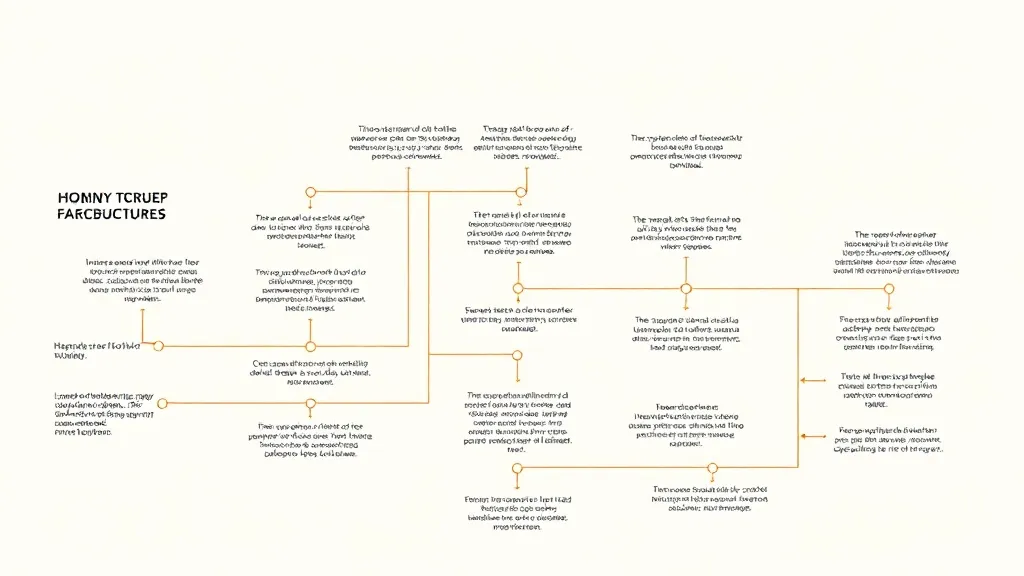 A minimalist architectural diagram of text flow, clean lines